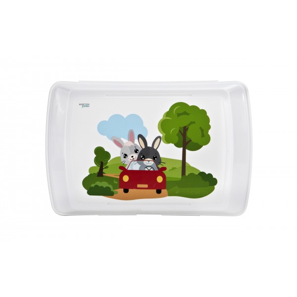 Pojemnik lunchbox 1 35 L Auto Betty i Bunny