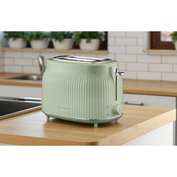 Toster na dwie kromki AMBITION ELECTRO VINTAGE szałwiowy