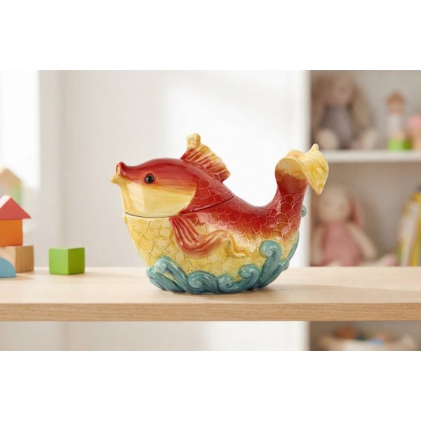 Pojemnik ceramiczny Ryba czerwona