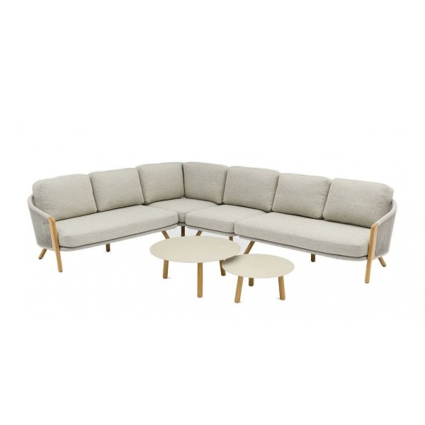 Zestaw ogrodowy narożny HAVEN mokka