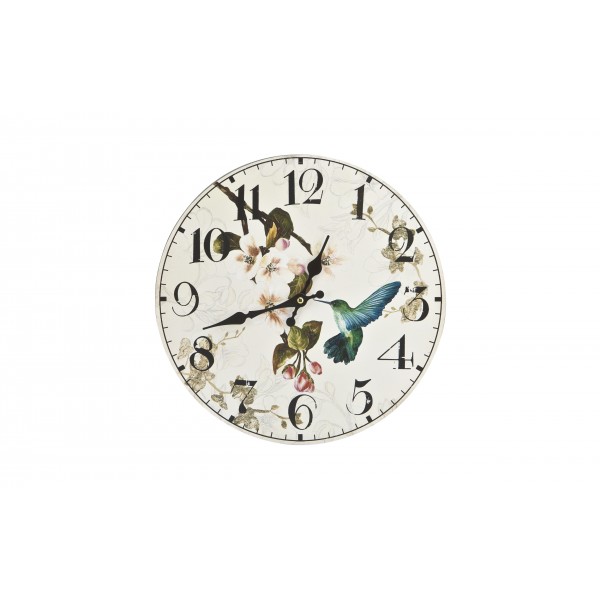Zegar ścienny 34 cm z kolibrem Art-Pol 152777