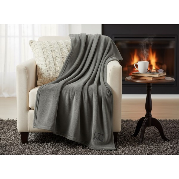 Koc 150x200 cm Kuschelsoft 3638-380 popielaty