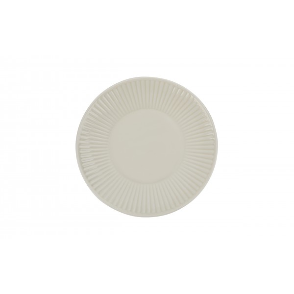 Talerz deserowy 21 cm Dalia Kremowa