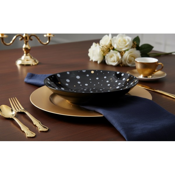 Talerz głęboki Black Galaxy 21 cm