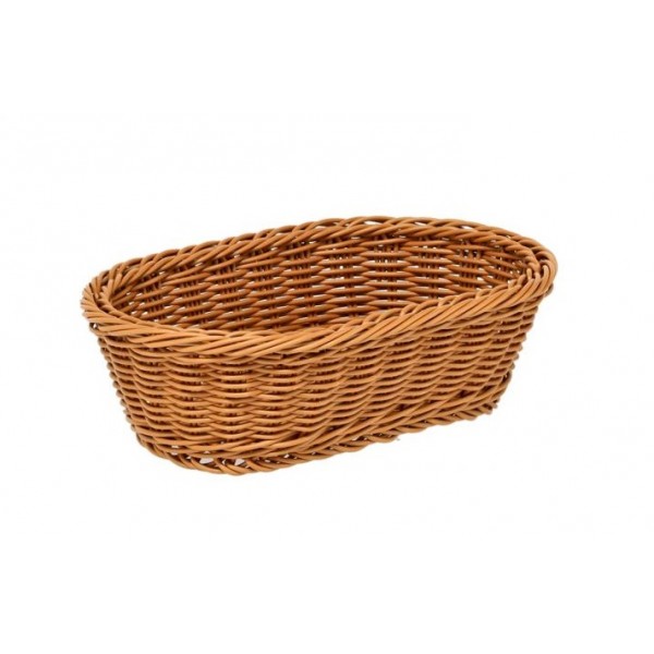 Koszyk owalny 24x16x7 cm jasny brązowy 7797