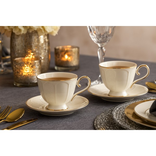 Komplet 2 filiżanek 220 ml + spodki Dubai