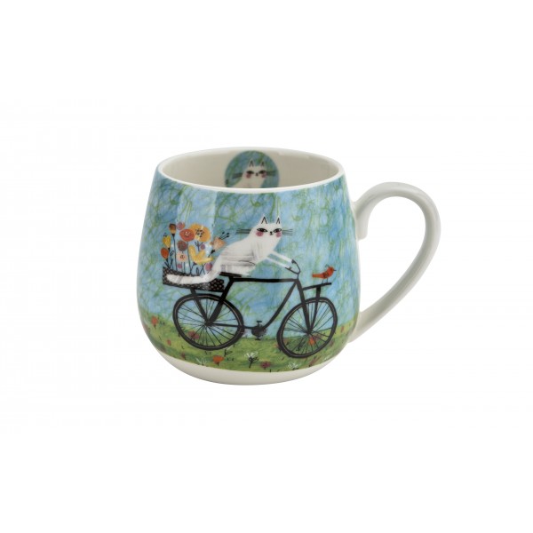 Kubek porcelanowy baryłka 430 ml Rower