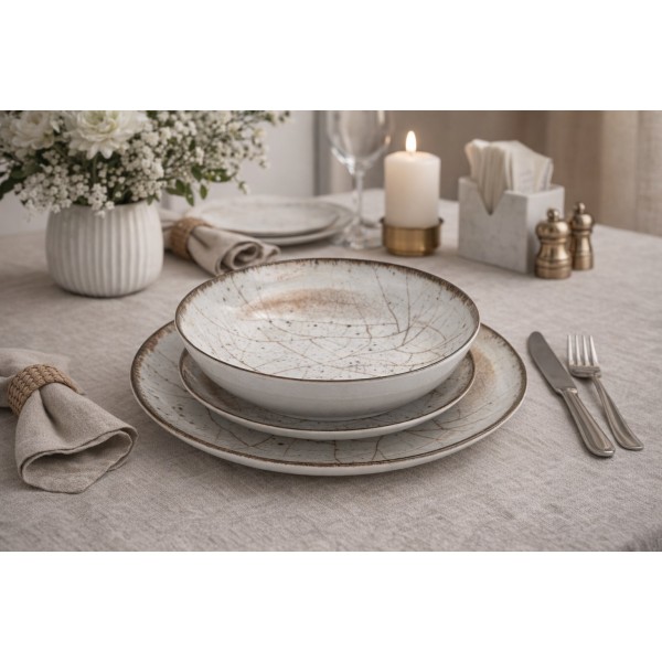 Komplet talerzy dla 6 osób 18 el. Roma/Boss 9229