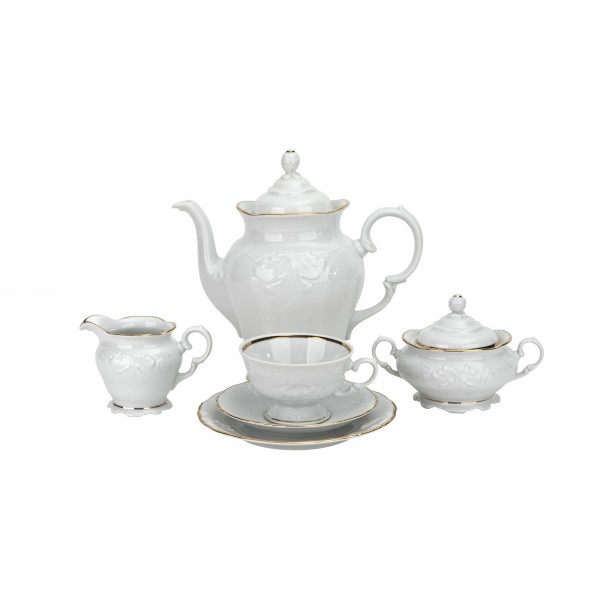 Serwis kawowy 12/39 Fryderyka Złota Linia 3616