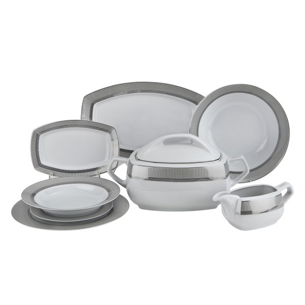 Serwis obiadowy 12/41 Amaro Silver