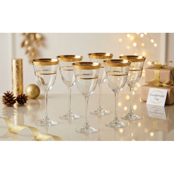 Zestaw 6 Kieliszków do wody 260 ml Quatri