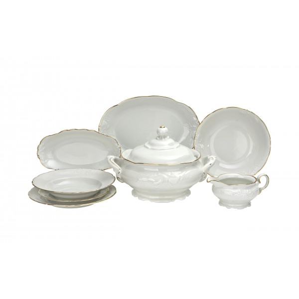 Serwis obiadowy 12/40 + Waza Fryderyka Ivory