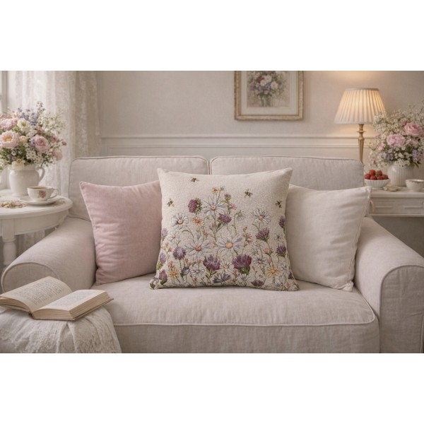 Poszewka dekoracyjna 45x45 cm Koniczynka Gobelinowa Premium