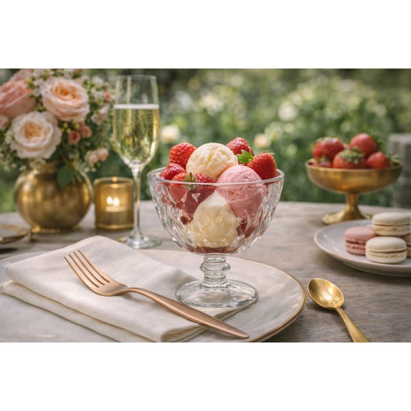 Pucharek na lody 300 ml czarka Delisoga