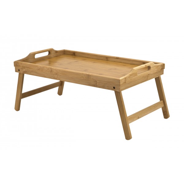 Bambusowy stolik do łóżka 50x30x4 4 cm