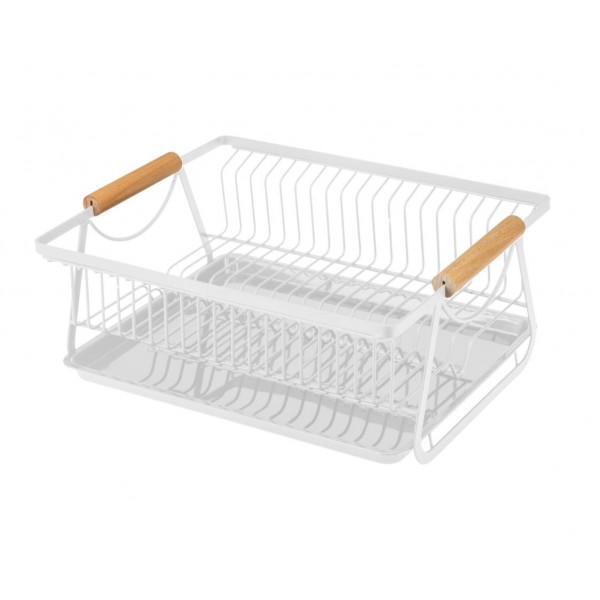 Suszarka ociekacz do naczyń 35x28x14 5cm kremowy ADELLE