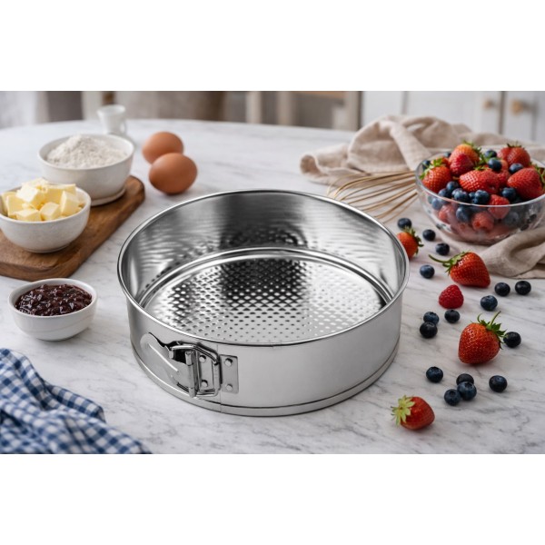 Tortownica 22 cm fakturowane dno