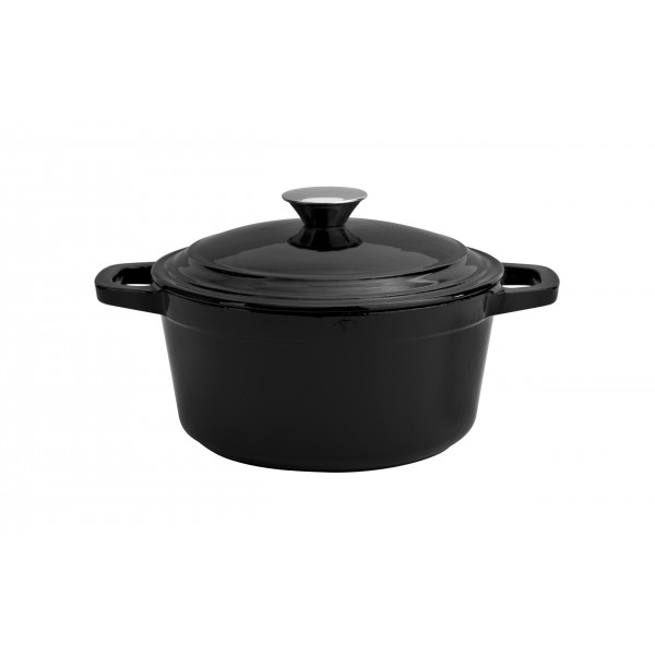 Garnek żeliwny z pokrywką emaliowany 3 5 L