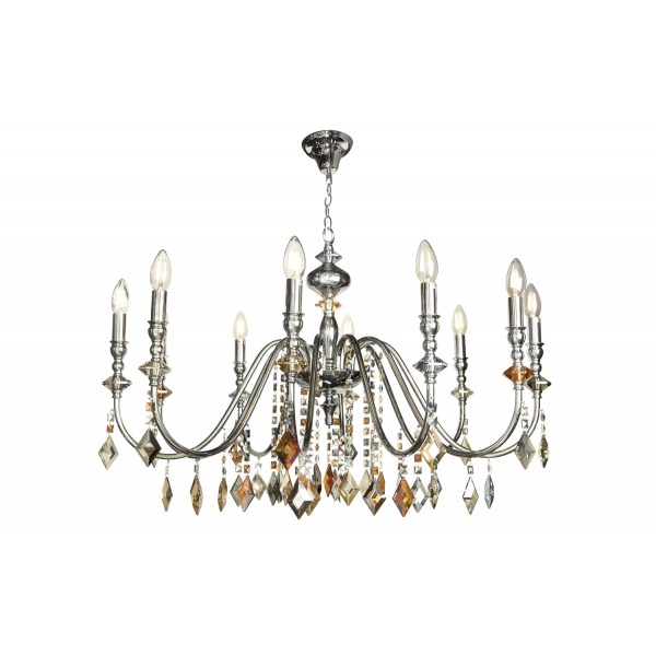 Lampa wisząca kryształowa Festival 10