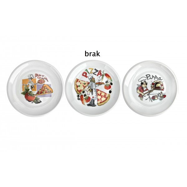 Talerz do pizzy 20 cm Kucharz Pizza MPLCo mix