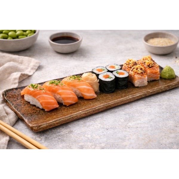 Ceramiczna patera prostokątna ONDES 31 cm – naturalna elegancja serwowania