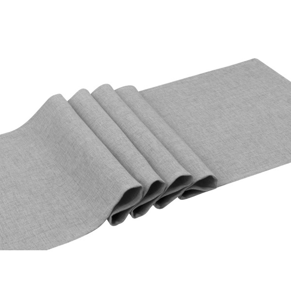 Bieżnik na stół 50x150cm Sevilla 007 szary bez plisy