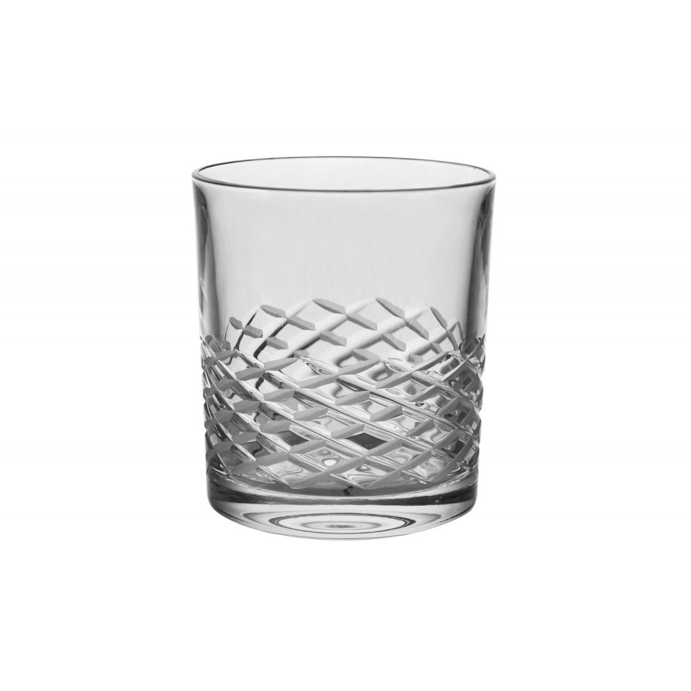 Szklanka Bohemia Whisky Half Clear 9 5 cm.