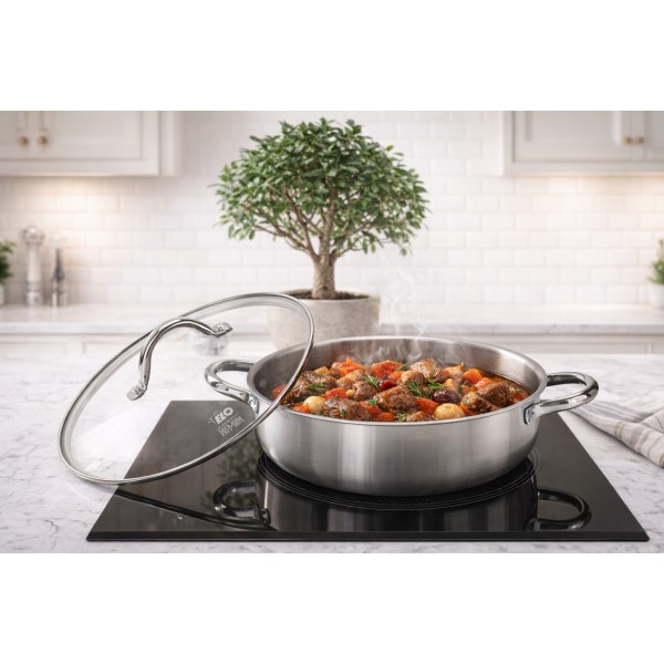 Rondel z pokrywą 28 cm Relief Evolution