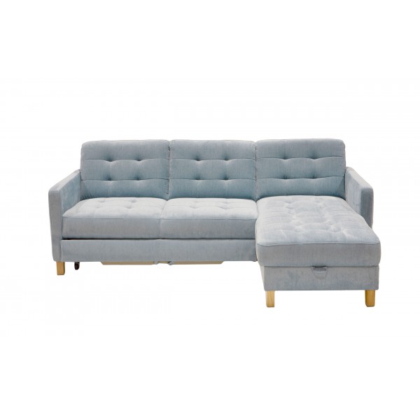 Narożnik Elio z funkcją spania i pojemnikiem na pościel