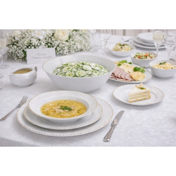 Serwis obiadowy dla 12 osób Bella 12/44