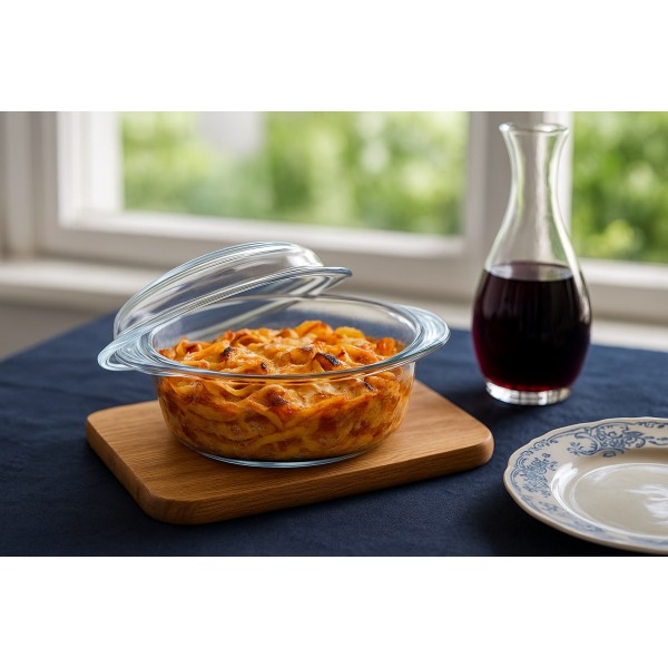 Naczynie żaroodporne 2 1 L z pokrywką 4in1 PYREX