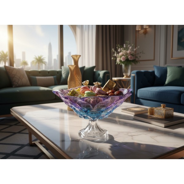 Misa kryształowa na nodze 30 5 cm Samba Gradient Bohemia