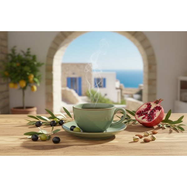 Filiżanka porcelanowa 365 ml + spodek Oliva