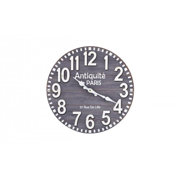 Zegar ścienny 34 cm szary Art-Pol 139642