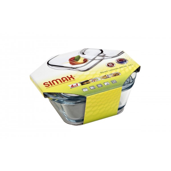 Naczynie żaroodporne kwadratowe 0 4 L Mini Simax