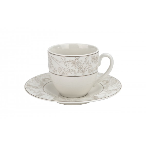 Komplet 6 filiżanek ze spodkami Alhambra New