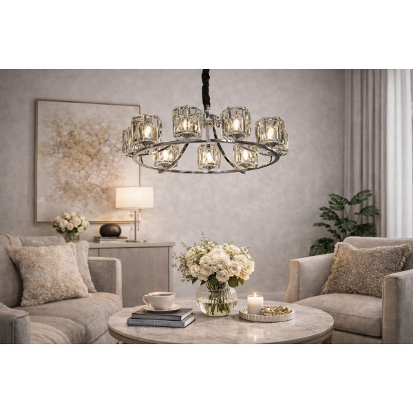 Lampa wisząca kryształowa Estrela 60158/10