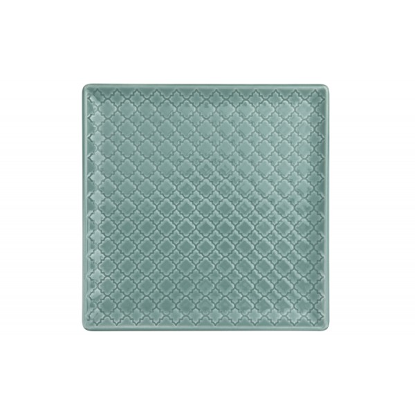 Talerz płytki kwadratowy 20 5cm Marrakesz morski