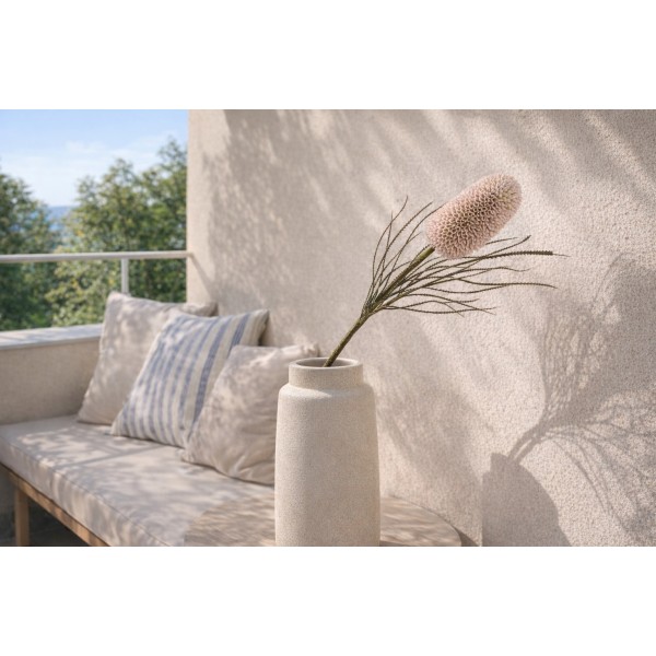 Kwiat sztuczny Banksja 72 cm pudrowy róż