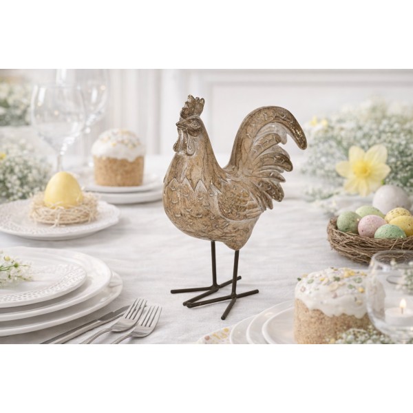 Figurka dekoracyjna Kogut 18 5 cm GJ0013