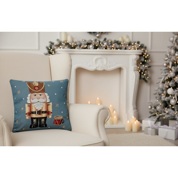 Poszewka dekoracyjna 45x45 cm Dziadek do orzechów 6082