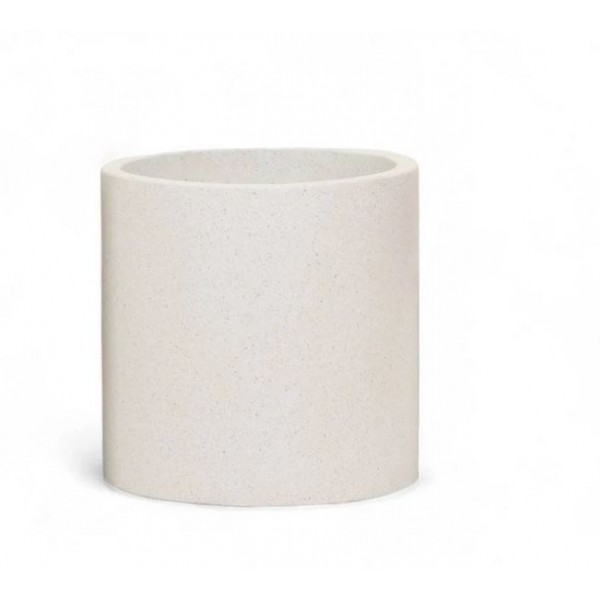 Donica na taras 10846 biała 30 cm