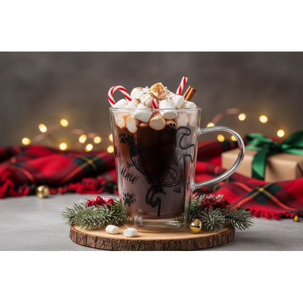 Szklanka termiczna z uchem Love Psytul mnie 350 ml AMBITION