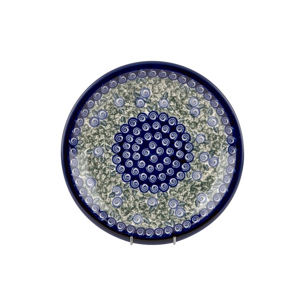 Talerz płytki 24 5 cm Bolesławiec Dekor 1073A