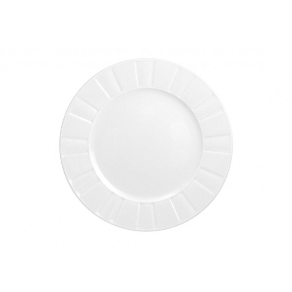 Talerz płytki deserowy 20 5 cm Oktawa biała 0001