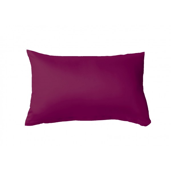 Poszewka satynowa 50x70 cm Colours burgundowy 9100/5015