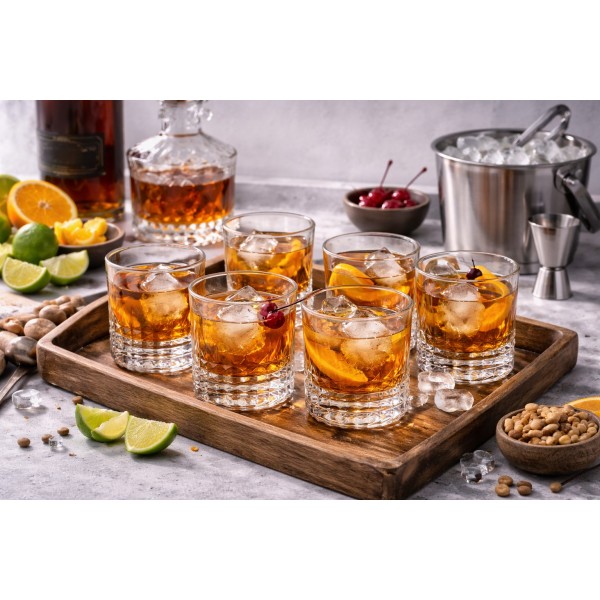 Kpl. 6 szklanek do whisky 300 ml Perfecto Bohemia