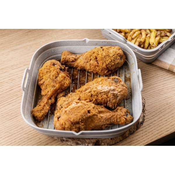 Zestaw 2 wkładów silikonowych do frytkownicy 21x20 3 cm KB-7790