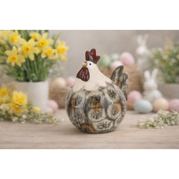 Figurka dekoracyjna Kogut 8 4 cm ceramiczny