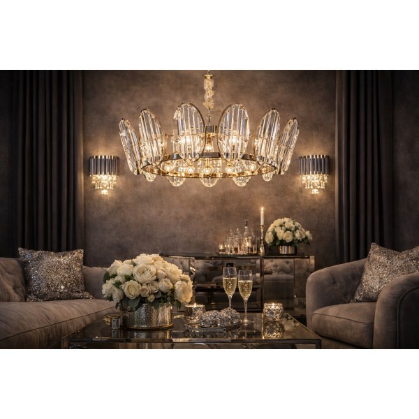 Lampa wisząca kryształowa Butterfly 60267/15